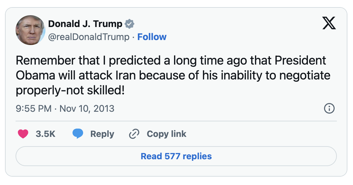 Donald Trump’s Old Tweet Mocking Obama On Iran Comes Back To Haunt Him