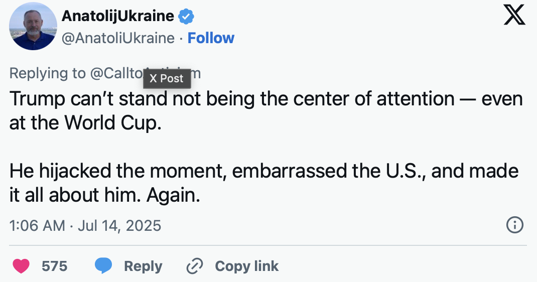 Donald Trump Accused Of Hijacking Soccer Moment As Star Player Admits: ‘I Was A Bit Confused’