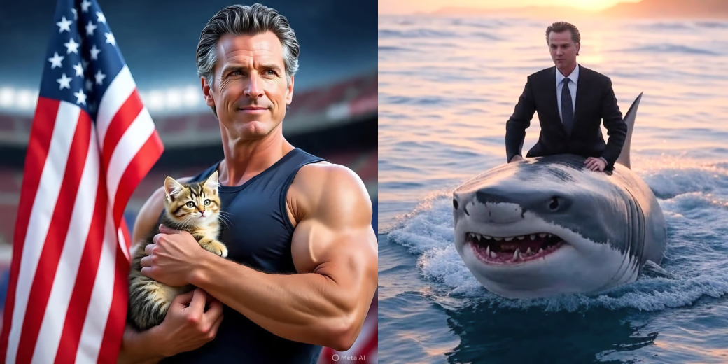 How Gavin Newsom built an online influencer machine