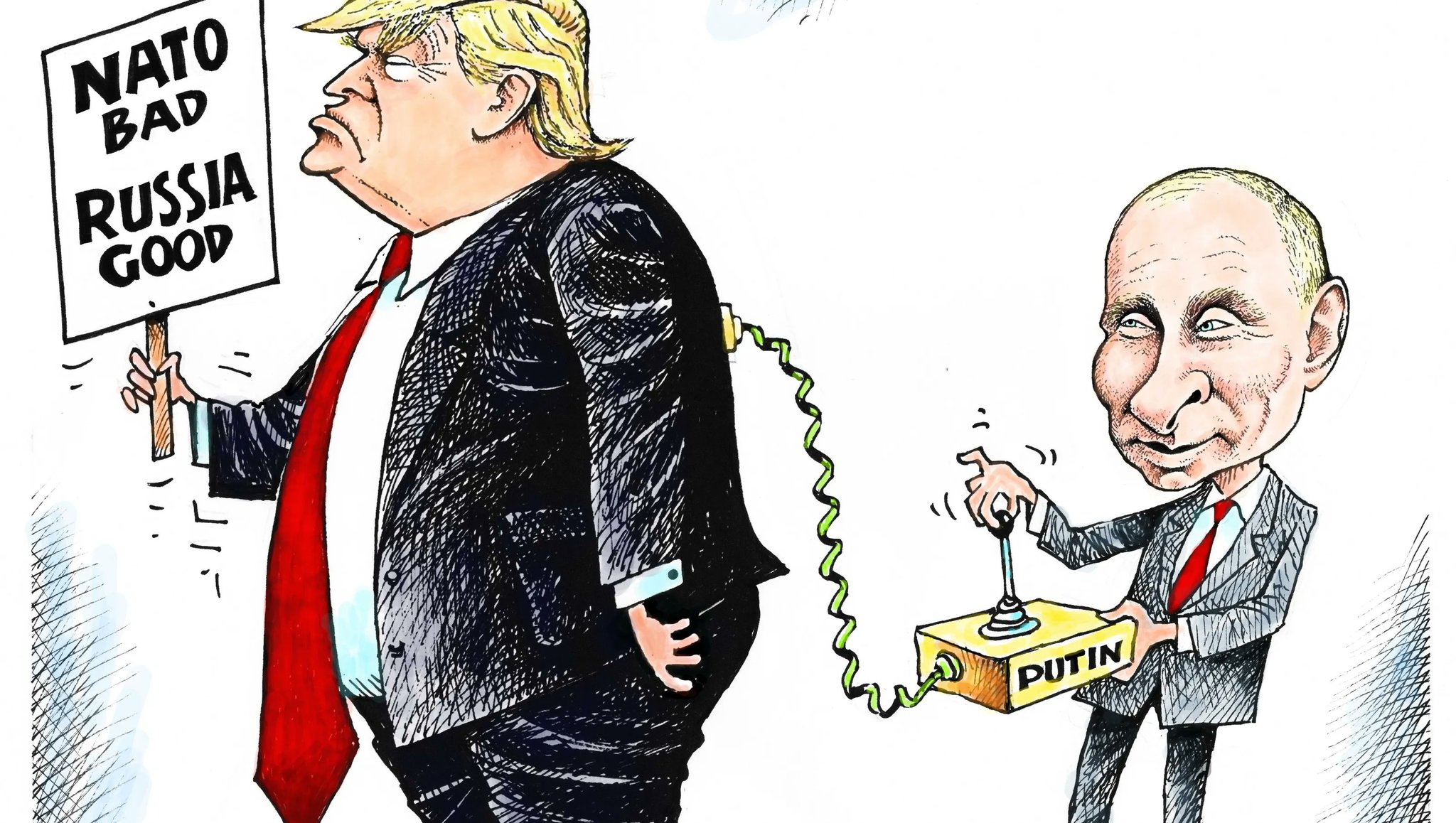 With a phone call, Putin appears to change Trump’s mind on Ukraine. Again.