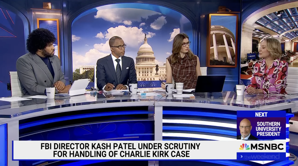 ‘Very interesting’ Trump omission in Kirk killer comments singled out on MSNBC