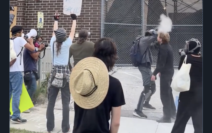 Video Shows ICE Agent Shoot Protesting Minister In Head With Pepper Ball