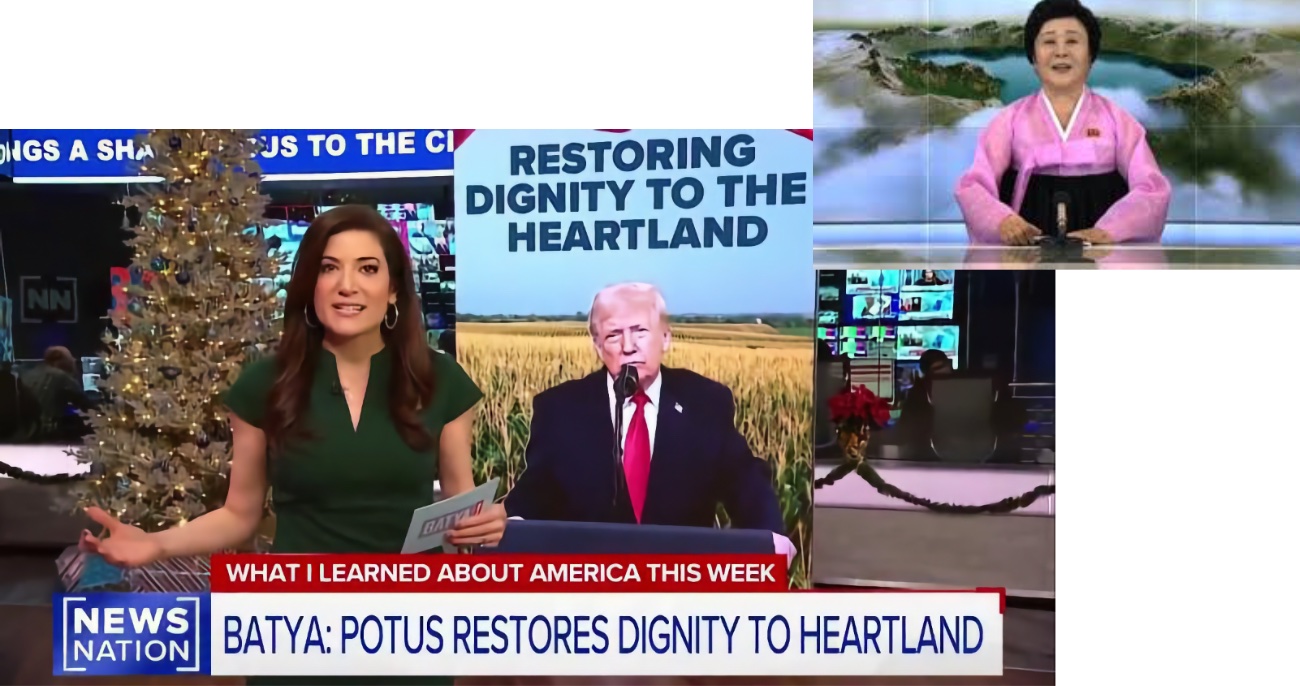 Trump State Media Exposed! NewsNation Host Gives North Korea Run For Their Money