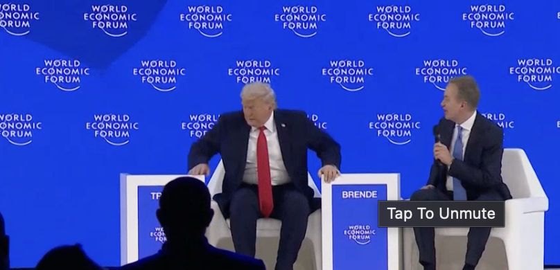 At Davos, Trump Says He ‘Won’t Use Force’ to Get Greenland, but Issues Threat Warning