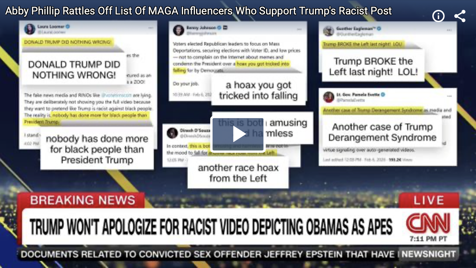 CNN Anchor Destroys Idea No One Supports Trump’s Racist Obama Post