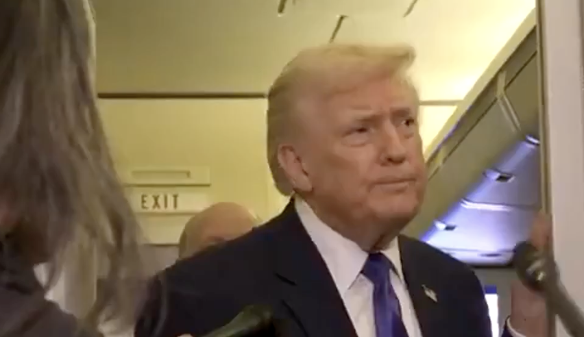 Trump Lashes Out Over Question About Racist Video He Posted