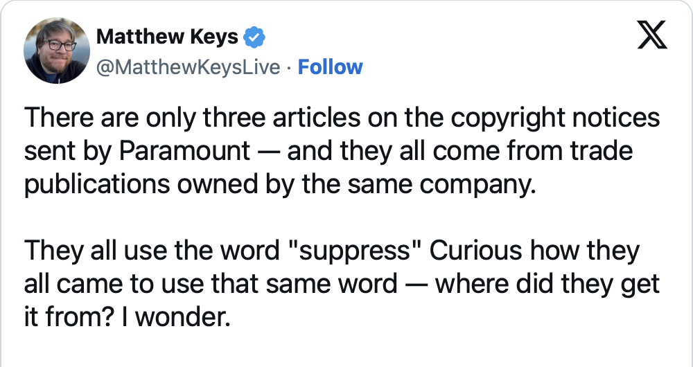 CBS Halts Copyright Strikes on Third-Party Uploads of Colbert’s ‘Only in Monroe’ Show – Which CBS Doesn’t Even Own! – After Backlash